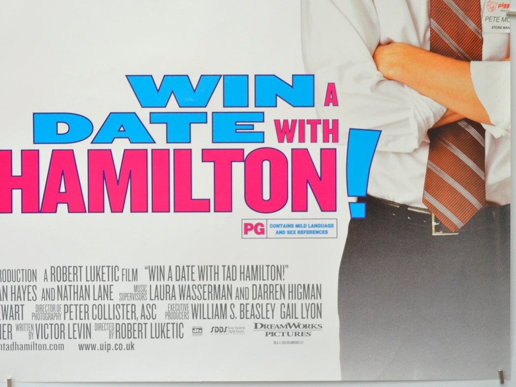 WIN A DATE WITH TAD HAMILTON (Bottom Right) Cinema Quad Movie Poster 