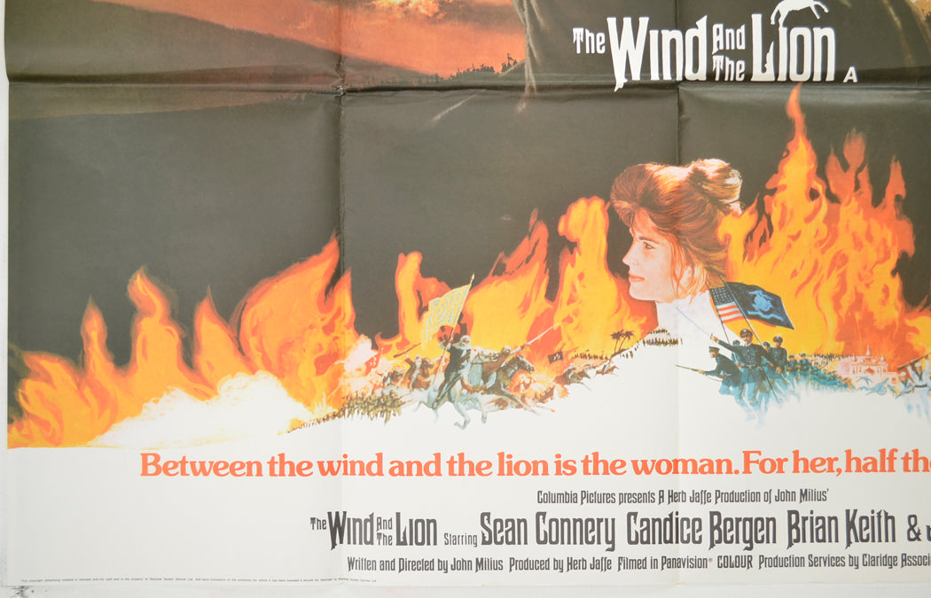 THE WIND AND THE LION (Bottom Left) Cinema Quad Movie Poster 