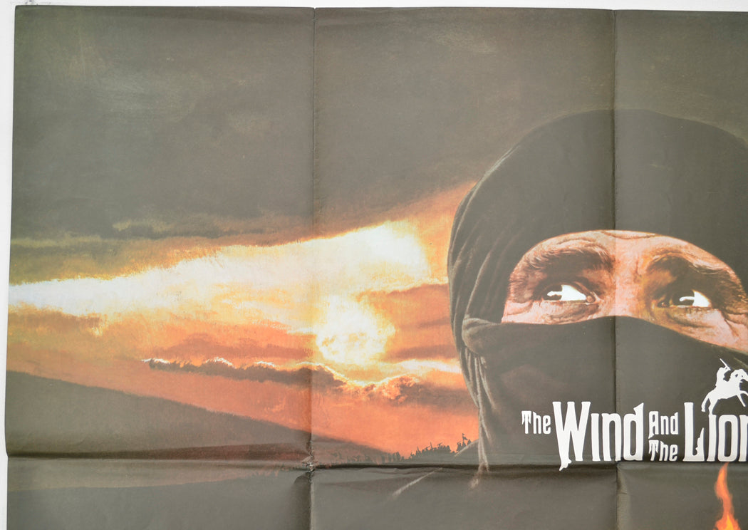 THE WIND AND THE LION (Top Left) Cinema Quad Movie Poster 