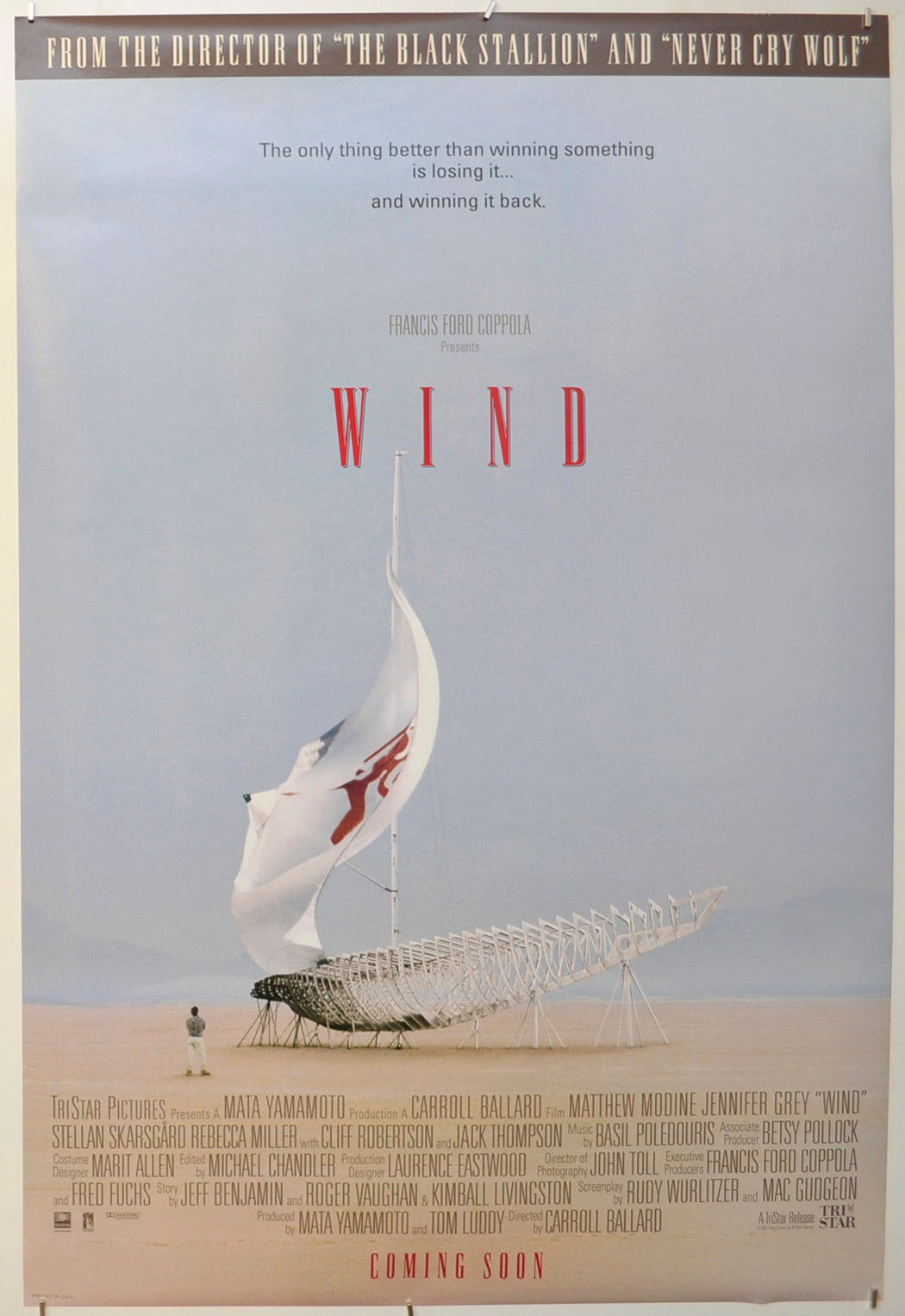 Wind Original One Sheet Poster - Film Poster - Movie Poster  