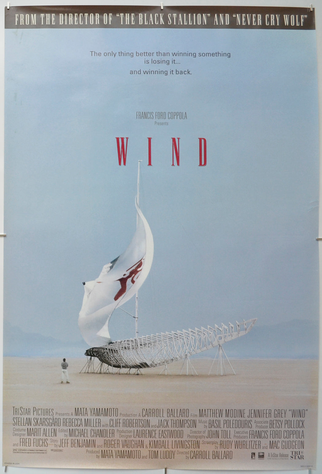 Wind - Original One Sheet Poster - Film Poster - Movie Poster