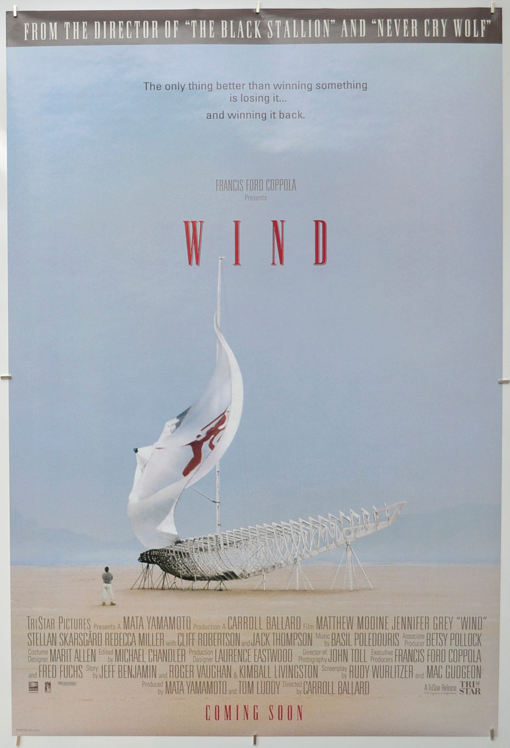 Wind Original One Sheet Poster - Film Poster - Movie Poster