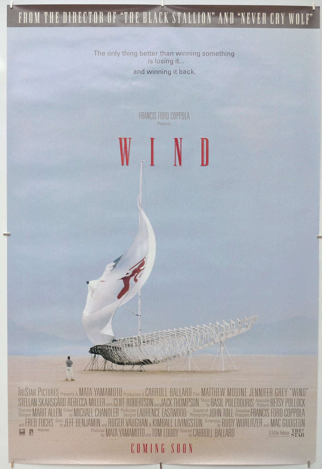 Wind Original One Sheet Poster - Film Poster - Movie Poster