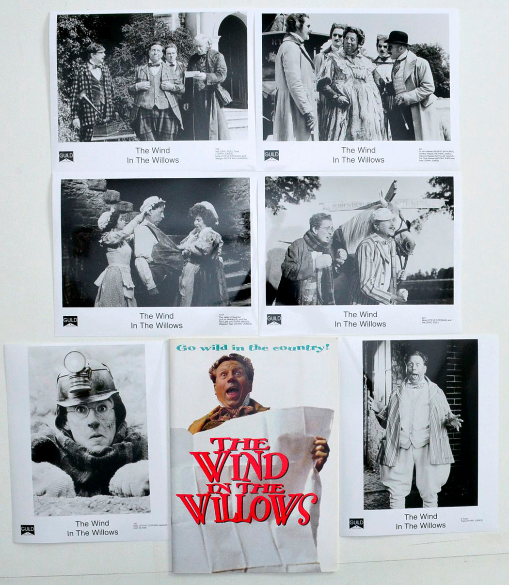 The Wind In The WIllows Original Cinema Exhibitors Press Kit  (6 Black & White Press Stills + 28 Page Production Information Brochure)  