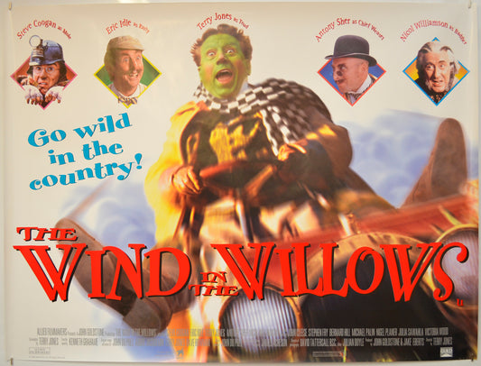 The Wind In The Willows  (Version 2) Original Quad Poster - Film Poster - Movie Poster