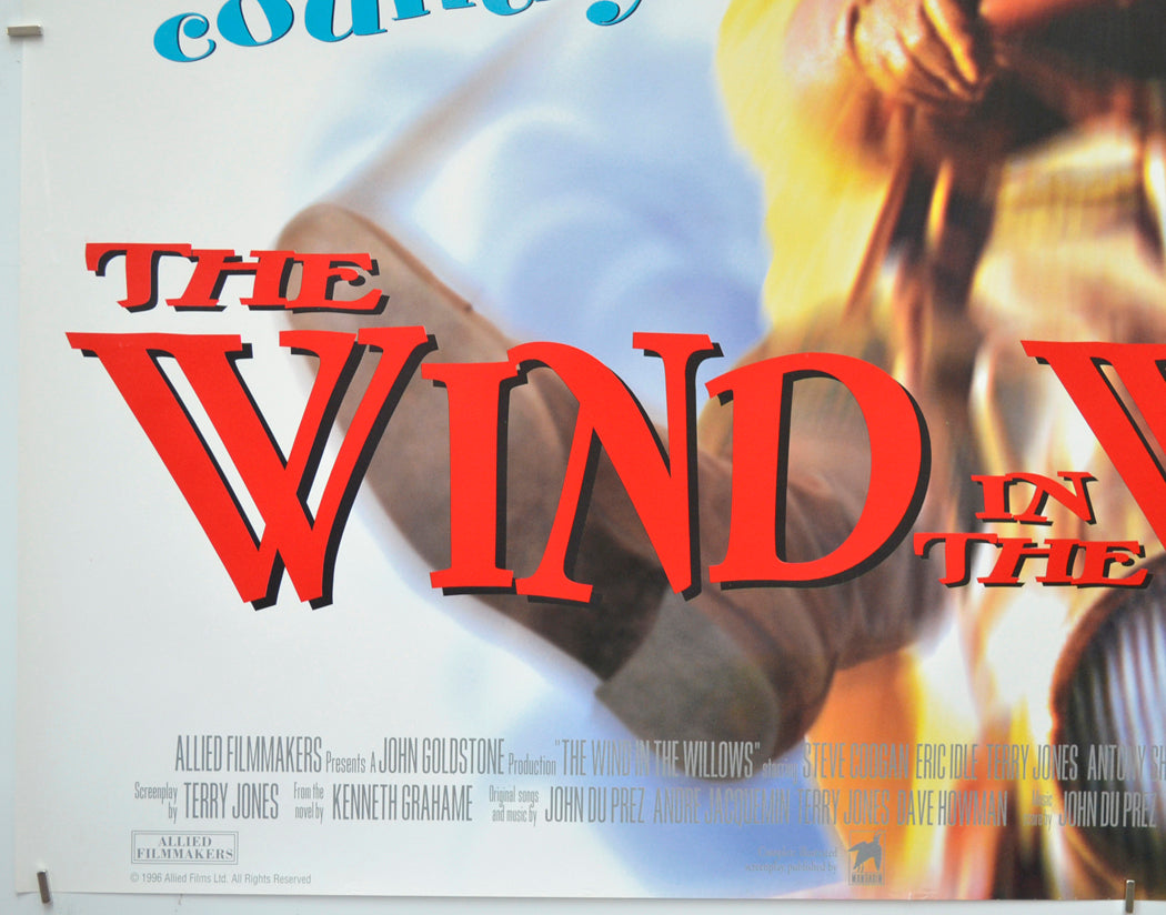 THE WIND IN THE WILLOWS (Bottom Left) Cinema Quad Movie Poster 