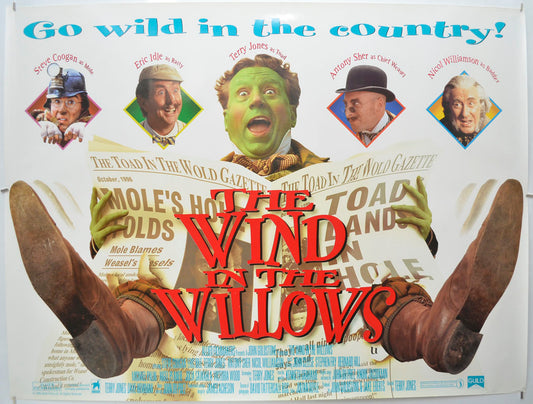 The Wind In The Willows (Version 1)  Original Quad Poster - Film Poster - Movie Poster