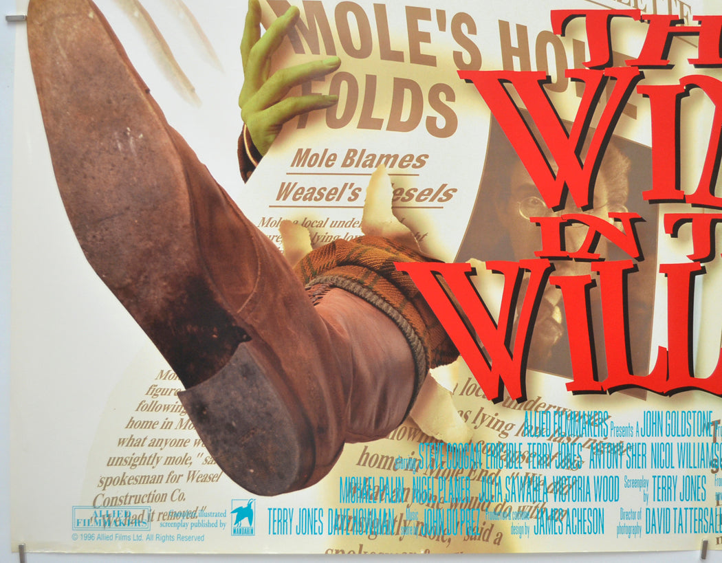 THE WIND IN THE WILLOWS (Bottom Left) Cinema Quad Movie Poster 