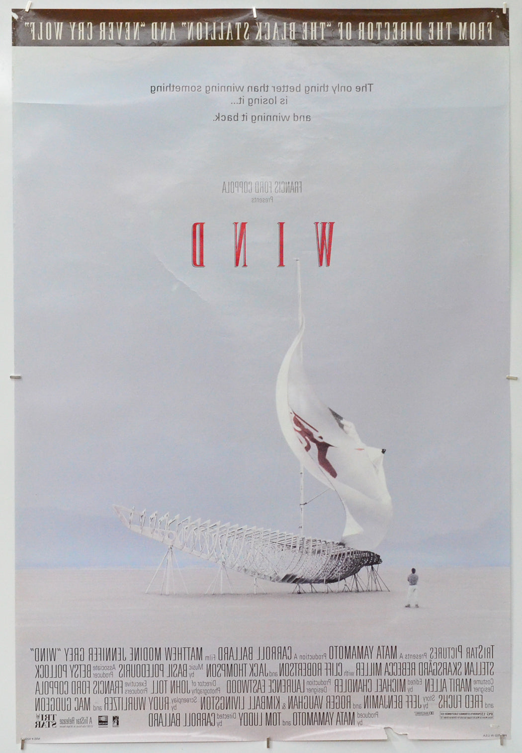 Wind (Back) Cinema One Sheet Movie Poster 