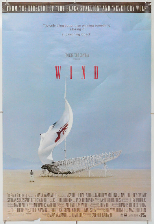 Wind - Original One Sheet Poster - Film Poster - Movie Poster 