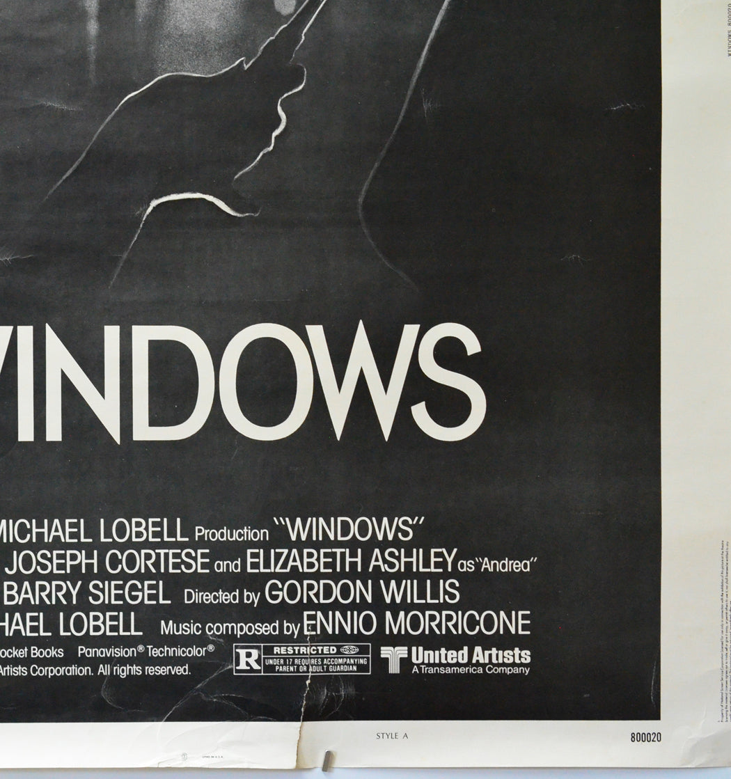 Windows (Bottom Right) Cinema One Sheet Movie Poster 