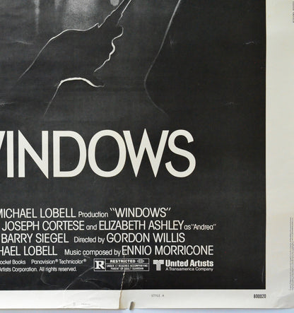 Windows (Bottom Right) Cinema One Sheet Movie Poster 