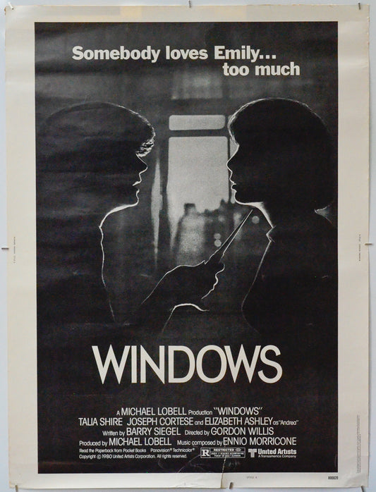 Windows - Original One Sheet Poster - Film Poster - Movie Poster 
