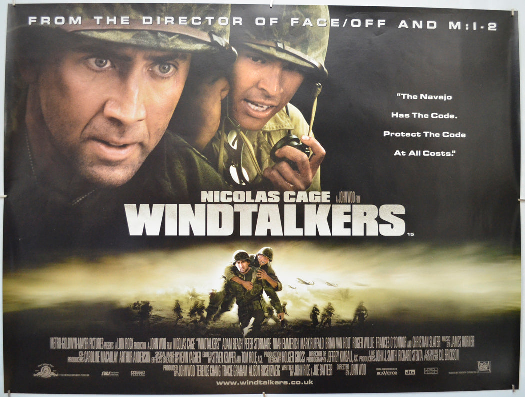 Wind Rtalkers Windtalkers Wiki Windtalkers” Original Quad Poster Film Poster
