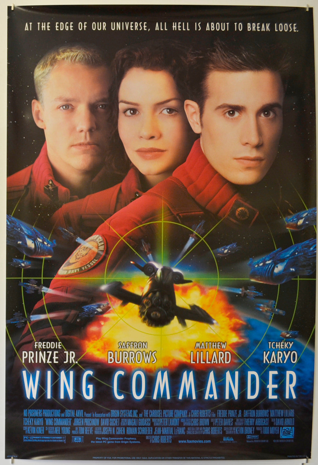 Wing Commander  Original One Sheet Poster - Film Poster - Movie Poster