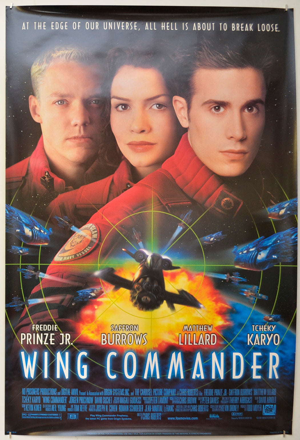 Wing Commander Original One Sheet Poster - Film Poster - Movie Poster