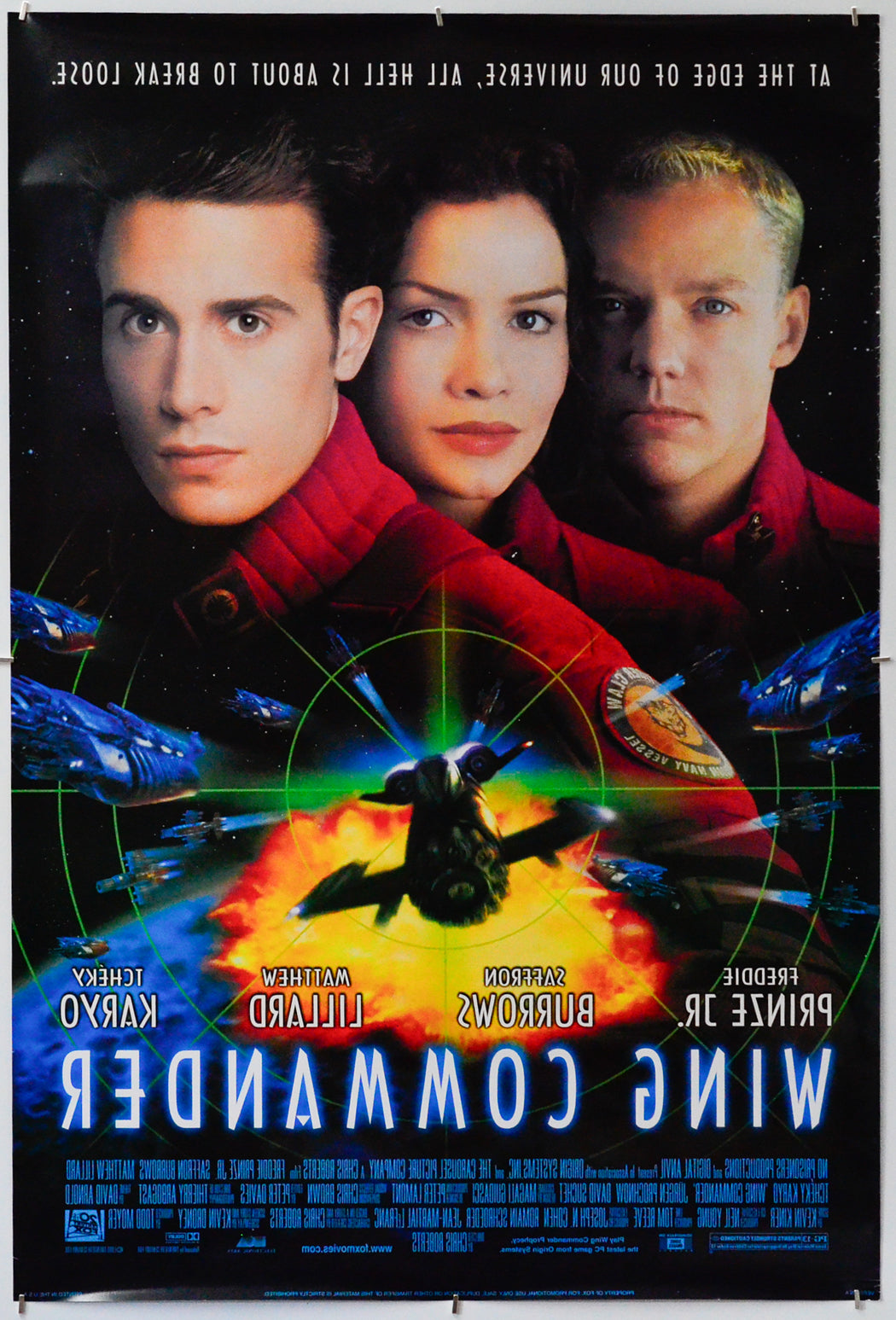 Wing Commander (Back) Cinema One Sheet Movie Poster 