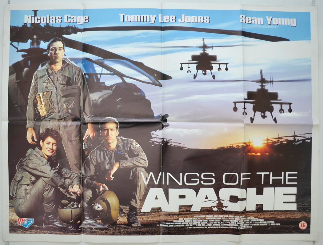 Wings Of The Apache  (a.k.a. Fire Birds)   Original Quad Poster - Film Poster - Movie Poster  