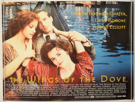 The Wings Of The Dove  Original British Quad Poster - Film Poster - Movie Poster 