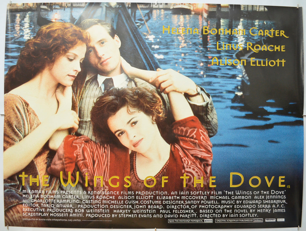 The Wings Of The Dove Original Quad Poster - Film Poster - Movie Poster