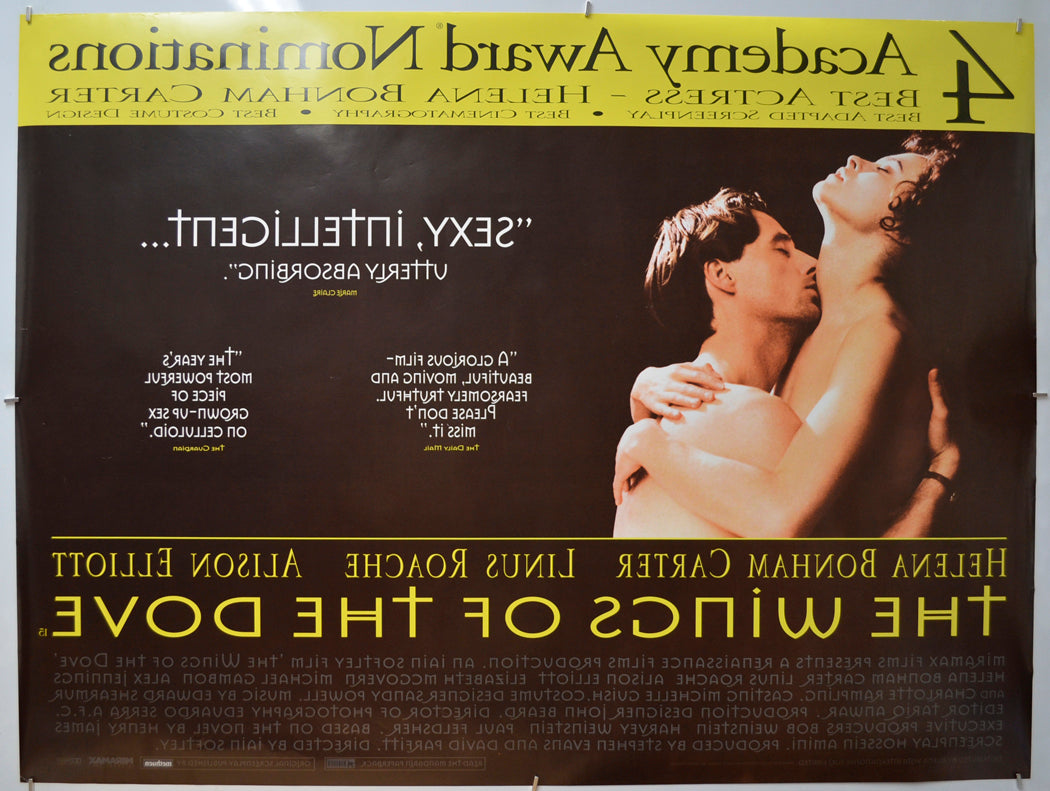 THE WINGS OF THE DOVE (Back) Cinema Quad Movie Poster 