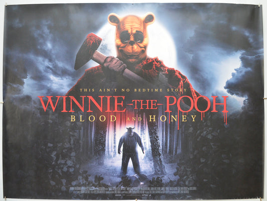 Winnie The Pooh: Blood And Honey Original Quad Poster - Film Poster - Movie Poster  