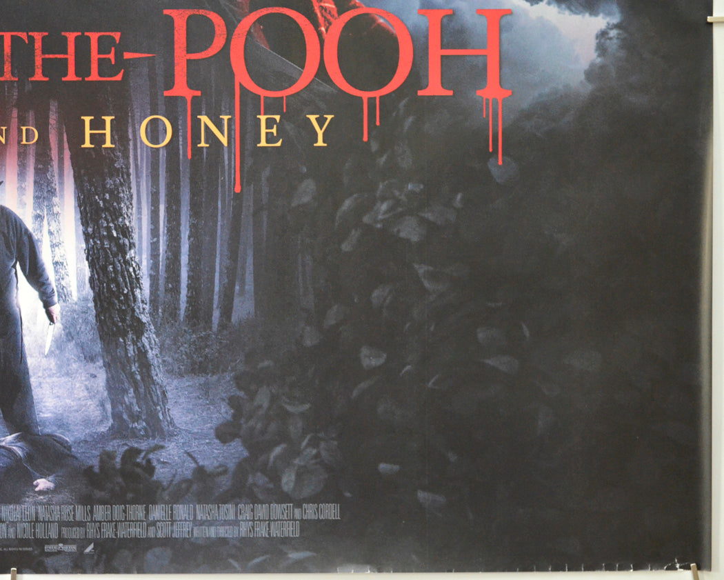 WINNIE THE POOH: BLOOD AND HONEY (Bottom Right) Cinema Quad Movie Poster 