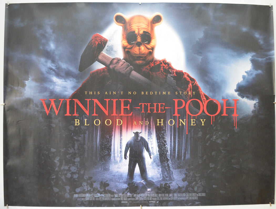 Winnie The Pooh Blood And Honey Original Quad Poster Film Poster winnie-the-pooh-blood-and-honey-original-quad-poster-film-poster
