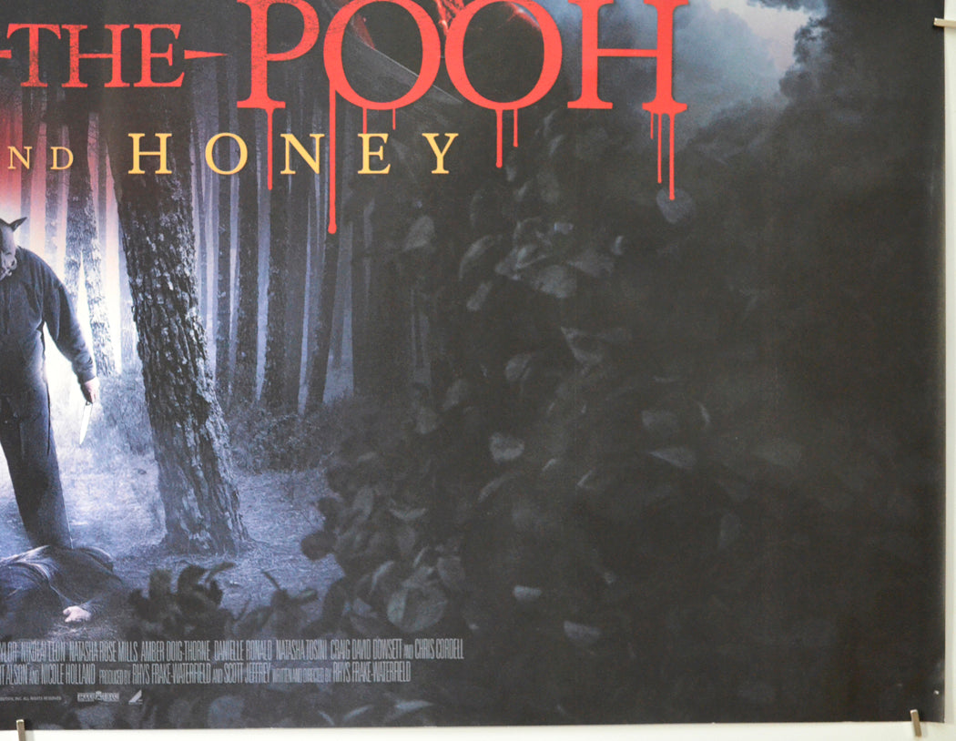 WINNIE THE POOH: BLOOD AND HONEY (Bottom Right) Cinema Quad Movie Poster 