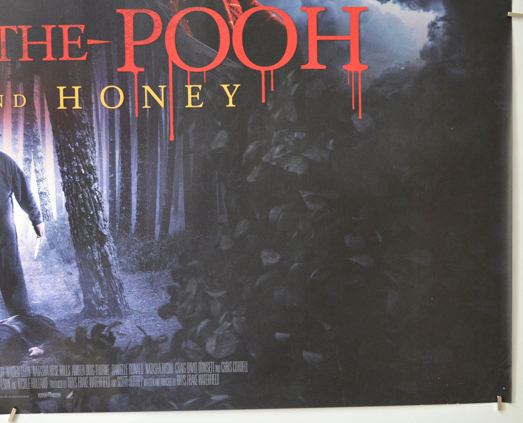 WINNIE THE POOH: BLOOD AND HONEY (Bottom Right) Cinema Quad Movie Poster 