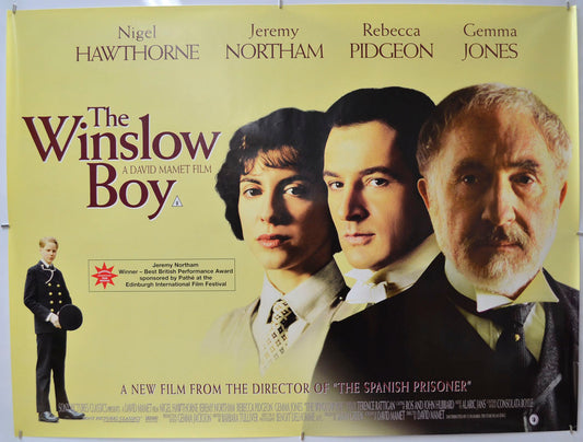 The Winslow Boy Original Quad Poster - Film Poster - Movie Poster