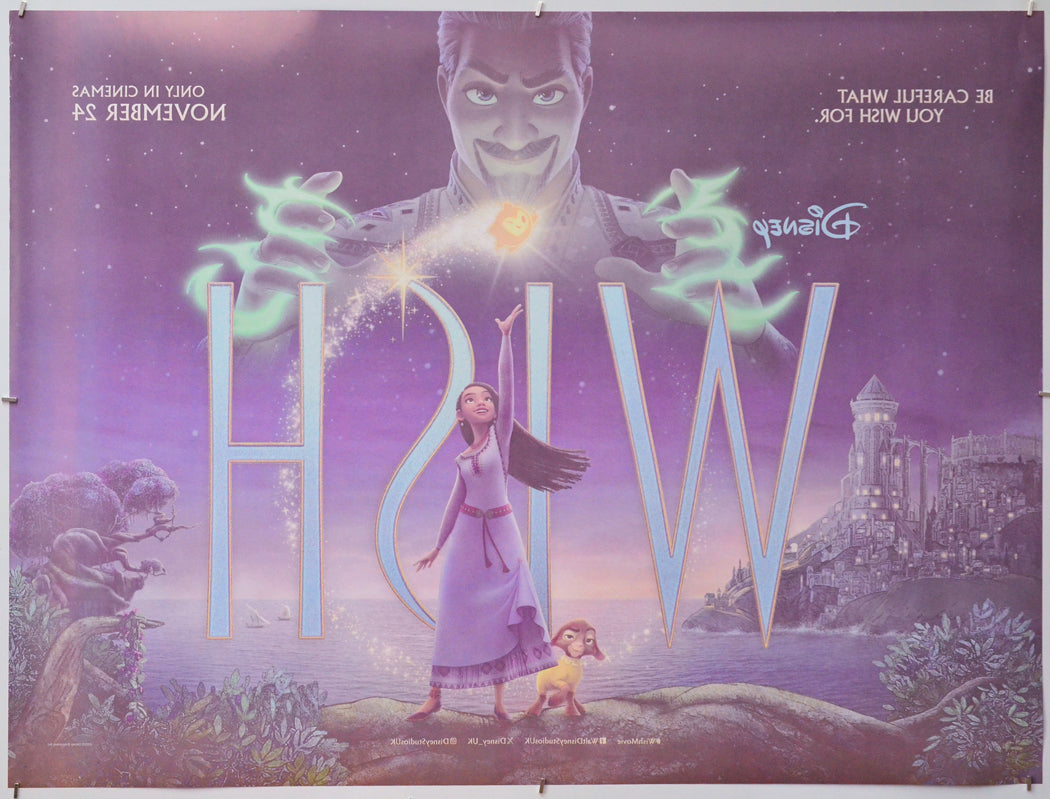 Wish (Back) Cinema Quad Movie Poster 