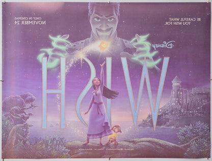 Wish (Back) Cinema Quad Movie Poster 