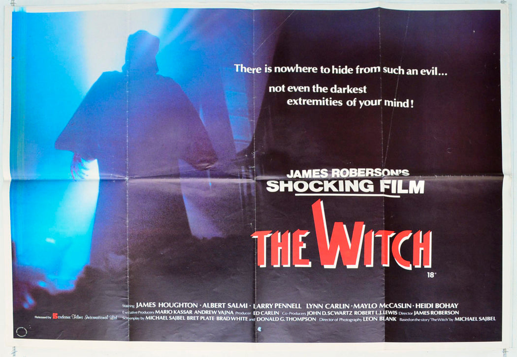 The Witch  Original British Quad Poster - Film Poster - Movie Poster