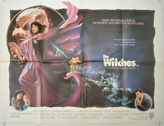 The Witches   Original Quad Poster - Film Poster - Movie Poster 