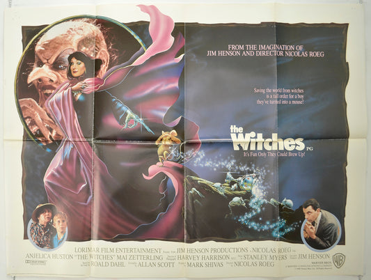 The Witches   Original Quad Poster - Film Poster - Movie Poster 