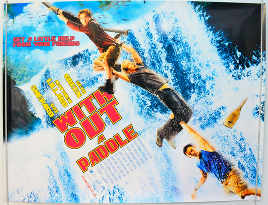 Without A Paddle Original British Quad Poster - Film Poster - Movie Poster 