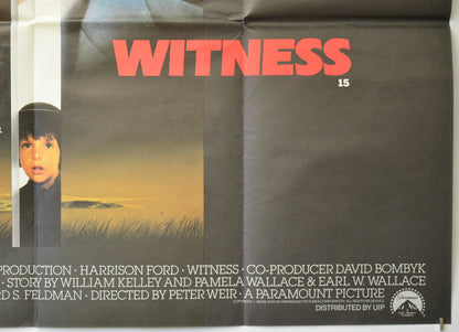 WITNESS (Bottom Right) Cinema Quad Movie Poster 