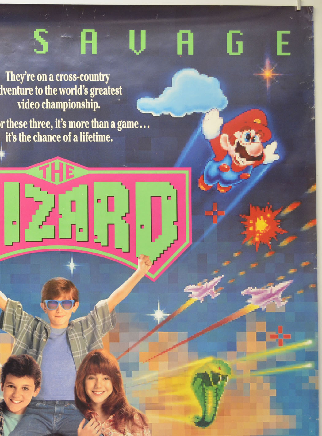 THE WIZARD (Top Right) Cinema One Sheet Movie Poster 