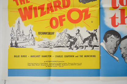 THE WIZARD OF OZ / TOM THUMB (Bottom Left) Cinema Quad Movie Poster 