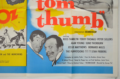 THE WIZARD OF OZ / TOM THUMB (Bottom Right) Cinema Quad Movie Poster 