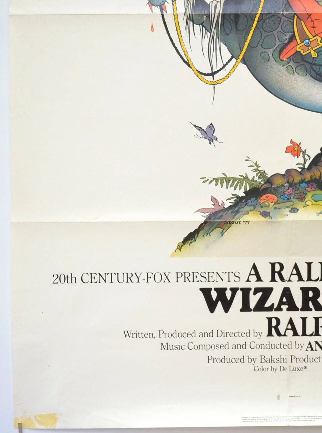 WIZARDS (Bottom Left) Cinema One Sheet Movie Poster 