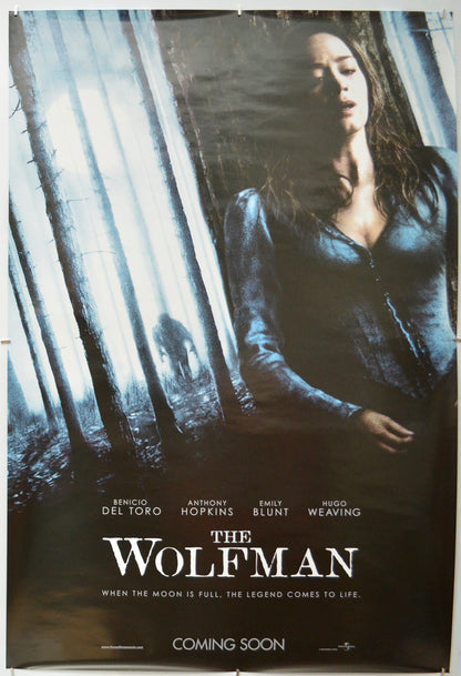 The Wolfman Original One Sheet Poster - Film Poster - Movie Poster