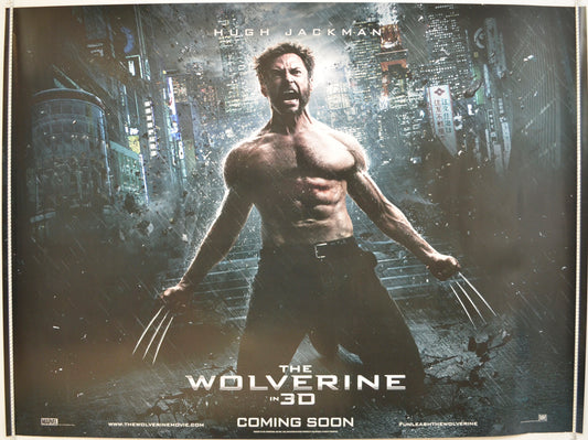 The Wolverine  (Teaser / Advance Version)  Original Quad Poster - Film Poster - Movie Poster 