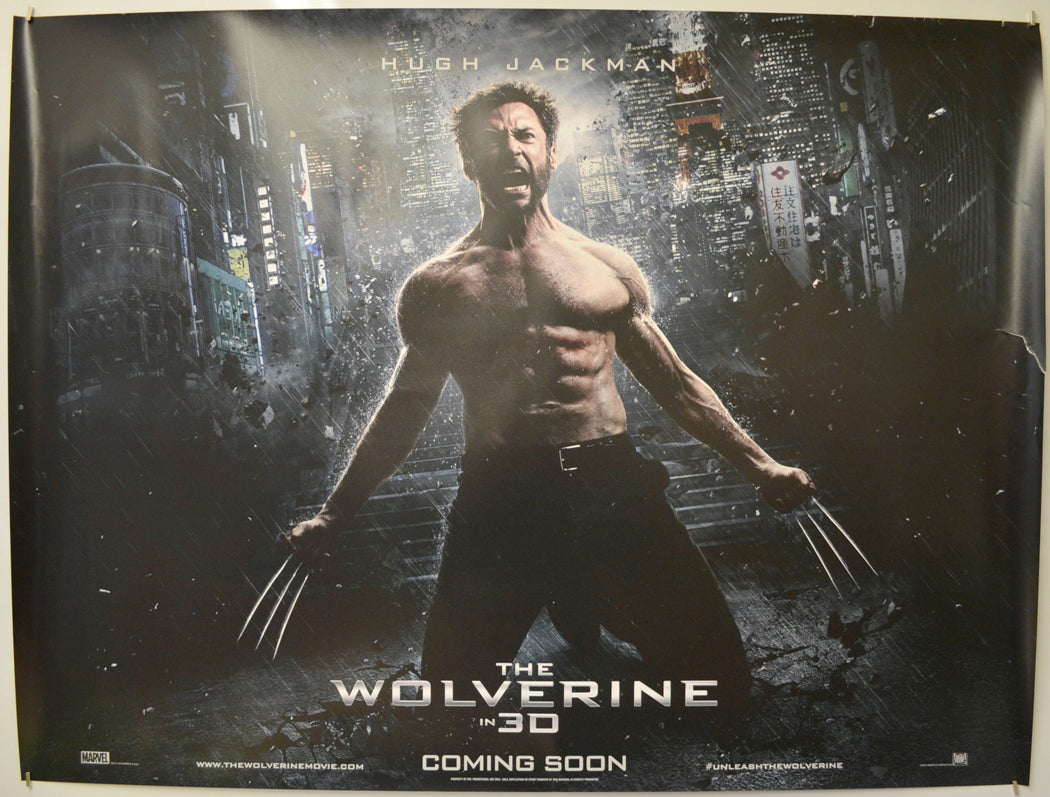 The Wolverine (Teaser / Advance Version)  Original Quad Poster - Film Poster - Movie Poster