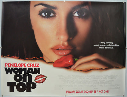 Woman On Top - Original Quad Poster - Film Poster - Movie Poster