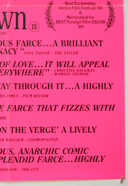 WOMEN ON THE VERGE OF A NERVOUS BREAKDOWN (Bottom Right) Cinema Double Crown Movie Poster 