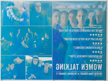 Women Talking (Back) Cinema Quad Movie Poster 