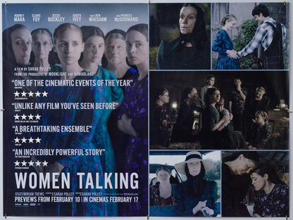 Women Talking - Original Quad Poster - Film Poster - Movie Poster