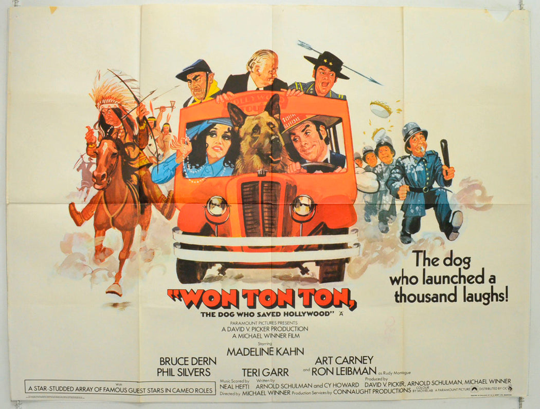 Won Ton Ton The Dog Who Saved Hollywood Original British Quad Poster - Film Poster - Movie Poster 